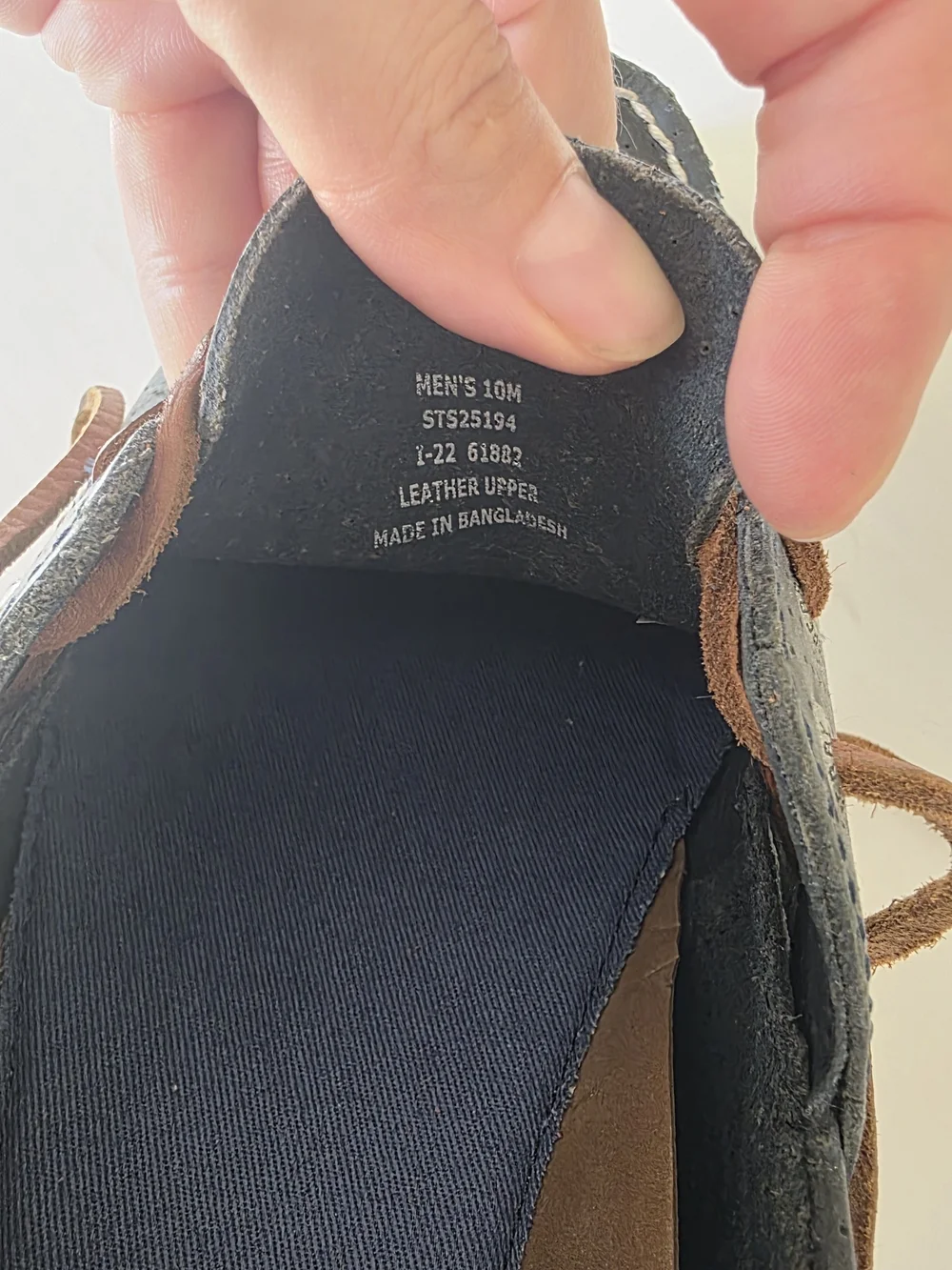Sperry Top-sider men's Navy Leather 2-eye Boat Shoes Preppy Old Money Nautical